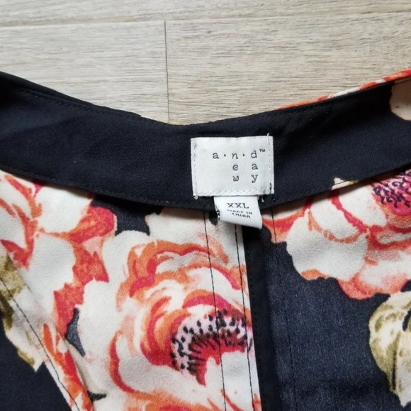 A new day Target floral black dress XXL - Picture 4 of 4